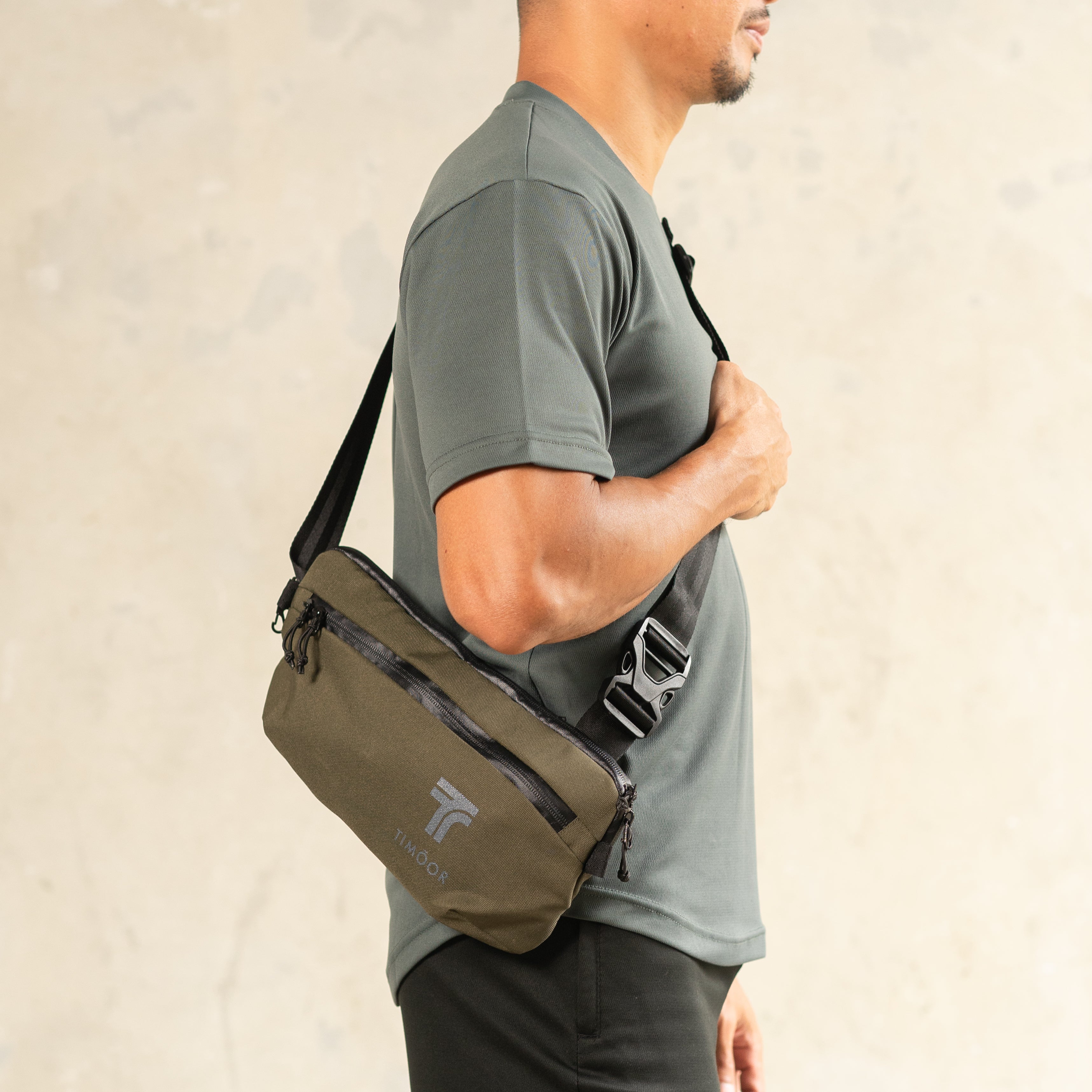 VENTURE - Sling Bag ARMY GREEN – Timoor Official